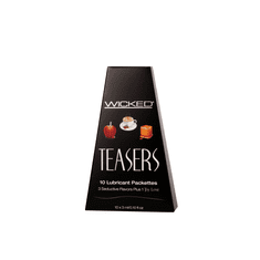 Wicked Sada lubrikantů Teasers - Refill 10 x 3 ml