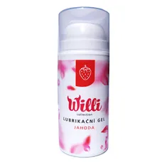 Willi Lubrikační gel jahoda 100 ml