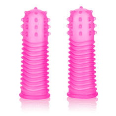 CalExotics Návleky na prst Intimate Play Finger Tingler Pink - Růžová