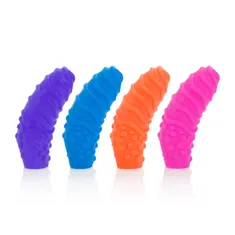 CalExotics Barevné návleky Silicone Finger Swirls