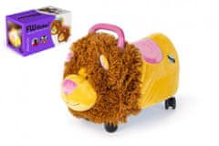 Teddies  Odrážedlo FUNNY WHEELS Rider Ride-On lvíček 50cm plyšový růžový nosn. 25kg