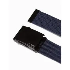 OMBRE Pánský žíněný pásek PAXTON tmavě modrý MDN5952 Univerzální