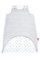 Motherhood Pytel na spaní mušelínových 2v1 Zip a Round Grey Classics 3-18 m 0,5 tog