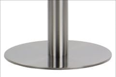 STEMA Kovová podnož stolu SH-3001-1/S je vyrobena z broušené nerezové oceli. Spodní prvek o průměru 39,5 cm. Výška 72 cm. Vhodné pro domácnost, kancelář, hotel a restauraci. Má nastavitelné nožky.