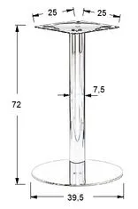 STEMA SH-3001-1/S kartáčovaný - &#8709 39,5 cm