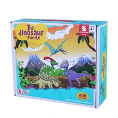 Rappa Puzzle dinosauři 208 ks 90x64 cm