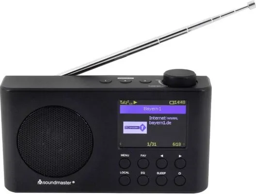  moderní radiopřijímač soundmaster ir6500sw Bluetooth dab fm rádio vestavěná baterie fajn zvuk wifi upnp 