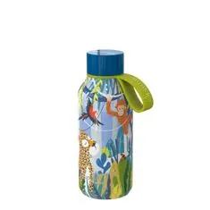 QUOKKA Quokka Kids, Nerezová láhev / termoska s poutkem JUNGLE, 330ml, 40145