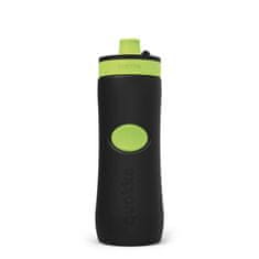 QUOKKA Quokka Sweat, Sportovní plastová láhev BLACK LIME 680ml, 06970