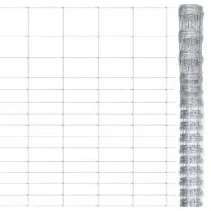 Vidaxl Zahradní plot pozinkovaná ocel stříbrný 50 x 1,6 m