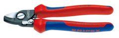 Knipex Kabelové nůžky s otevírací pružinou 165 mm - 9522165