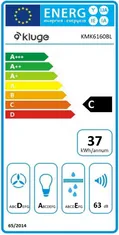 Kluge Odsavač komínový KMK6160BL + 4 roky záruka po registraci