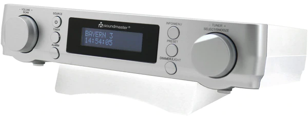 moderní radiopřijímač soundmaster UR2022SI skvělý zvuk dab fm rádio vhodné do kuchyně duální časovač vaření