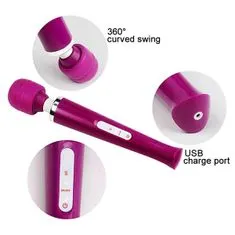 Boss Series Magic Massager Wand USB (Purple)
