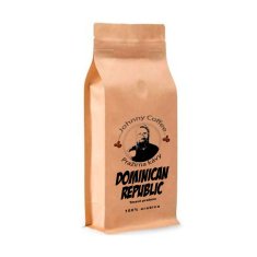 JOHNNY COFFEE ZRNKOVÁ KÁVA DOMINICAN REPUBLIC, 100% ARABICA, tmavě pražená. 250g