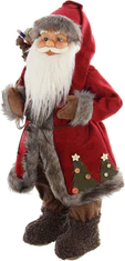 Dům Vánoc Santa v dlouhém červeném kabátu 60 cm
