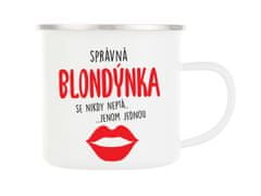 Divja Plechový hrnek pro správnou blondýnku