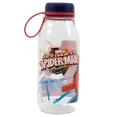 Stor Plastová láhev se silikonovým poutkem SPIDERMAN, 460ml, 15539