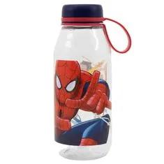 Stor Plastová láhev se silikonovým poutkem SPIDERMAN, 460ml, 15539