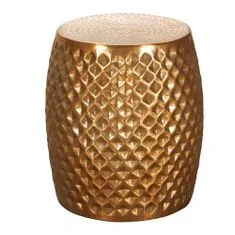 Bruxxi Odkládací stolek Feta, 42 cm, zlatá