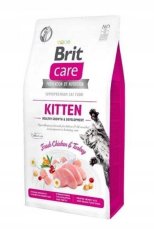 Brit Cat Grain Free Kitten 2 kg granule pro koťata a kojící kočky