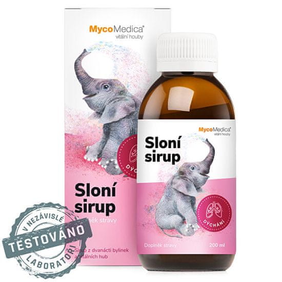 MycoMedica Sloní sirup 200 ml + tetovačky ZDARMA