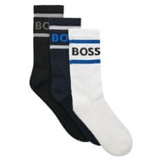 Hugo Boss Pánské vysoké ponožky 3Pack Velikost: L 50469371-963