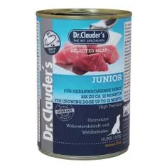 Dr.Clauder's Konzerva pro psy Selected Meat Junior 400g