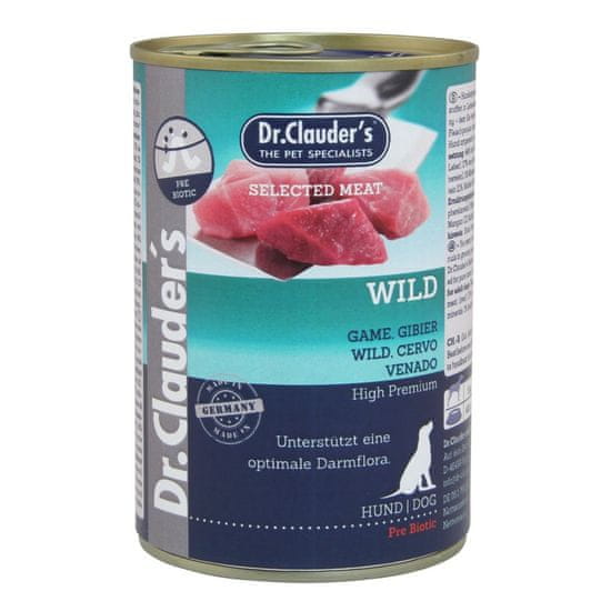 Dr.Clauder's Konzerva pro psy Wild (zvěřina) 400g