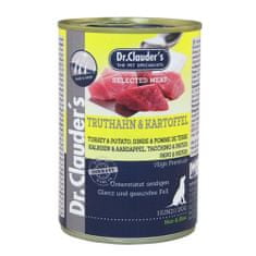 Dr.Clauder's Konzerva pro psy Truthahn & Kartoffel (krocan s bramborem) 400g