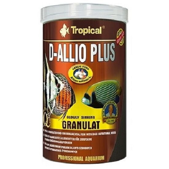 TROPICAL Krmivo pro akvarijní ryby D-Allio Plus 250ml /150g granule