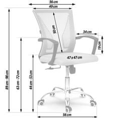 shumee Kancelářská židle Sofatel Gontia micromesh, černá