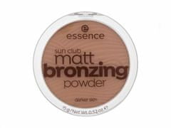 Essence 15g sun club matt bronzing powder, 02 sunny, bronzer