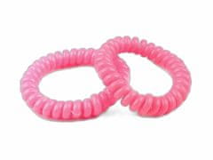 Kraftika 2ks růžová gumička do vlasů pružinka