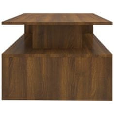 Vidaxl Konferenční stolek hnědý dub 90x60x42,5 cm kompozitní dřevo
