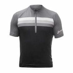 Sensor CYKLO TOUR pánský dres kr.rukáv black stripes Velikost: L