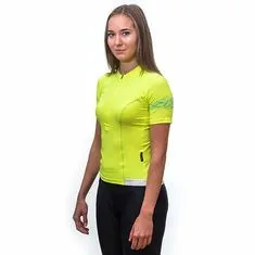 Sensor COOLMAX ENTRY dámský dres kr.rukáv neon yellow velikost L