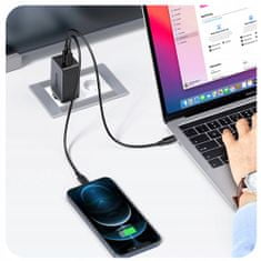 Ugreen GaN 2x USB-C USB PD 65W síťová nabíječka, 10335 černá