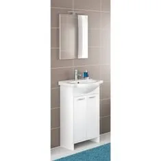 Deftrans Koupelnová skříň s umyvadlem 50 bílý