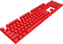 Corsair vyměnitelné klávesy PBT Double-shot Pro, 104 kláves, Origin Red, US