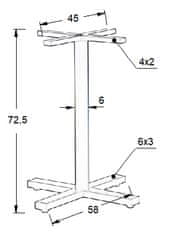 STEMA SH-3046-1/B - 58x58 cm