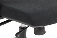 STEMA Ergonomická kancelářská židle HAGER, pro domácnost i kancelář, široké možnosti nastavení, nastavitelné područky, moderní vzhled, vstřikovací pěna, synchronní mechanismus, šedá
