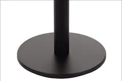 STEMA Kovová stolová podnož pro domácí, restaurační a hotelové použití SH-2010-2/H/B, černá, výška 109 cm, spodní prvek o průměru 45 cm - rám stolu