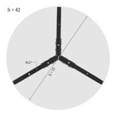 STEMA NY-L02 černá, h=42