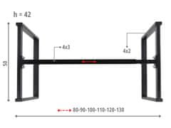 STEMA NY-L03 černá, v-42 cm