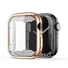 Dux Ducis Samo pouzdro so sklem na Apple Watch 4/5/6/SE 40mm, růžové