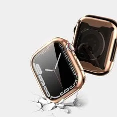 Dux Ducis Samo pouzdro so sklem na Apple Watch 4/5/6/SE 40mm, růžové