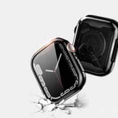 Dux Ducis Samo pouzdro so sklem na Apple Watch 4/5/6/SE 40mm, černé