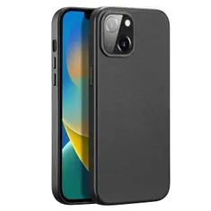 Dux Ducis Dux Ducis Grit pouzdro z Eko kůže na iPhone 14 6.1" Black