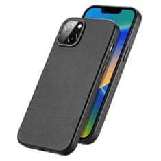 Dux Ducis Dux Ducis Grit pouzdro z Eko kůže na iPhone 14 6.1" Black